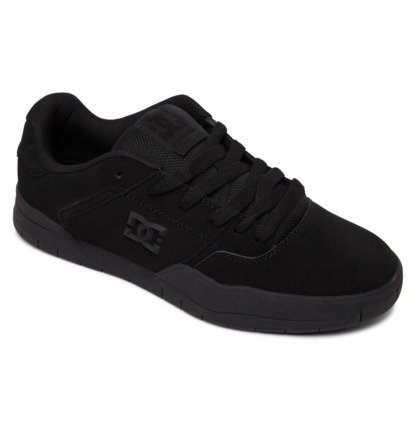 Black / Black Men DC Shoes Central Sneakers | DC-7425610