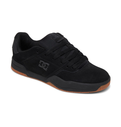 Black / Black Men DC Shoes Central Sneakers | DC-5126397