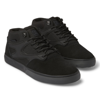 Black / Black Men DC Shoes Kalis Vulc Mid Winter Boots | DC-9260183