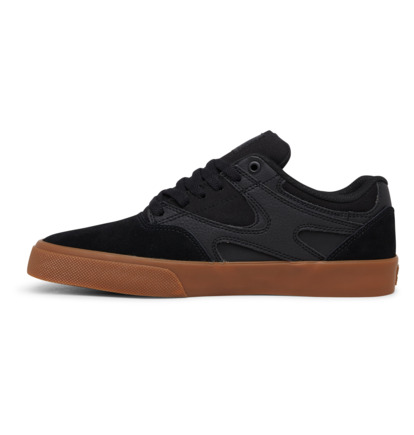 Black / Black Men DC Shoes Kalis Vulc Sneakers | DC-1537028