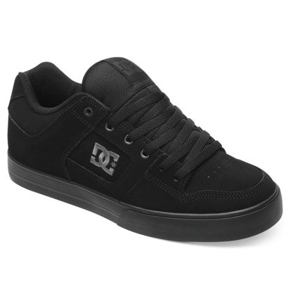 Black / Black Men DC Shoes Pure Sneakers | DC-2953741