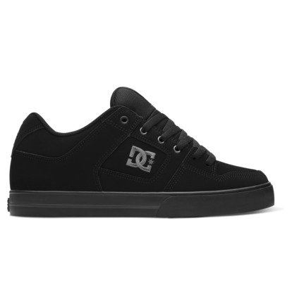 Black / Black Men DC Shoes Pure Sneakers | DC-2953741