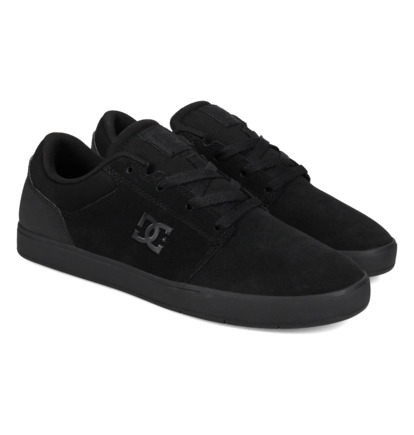 Black / Black / Black Men DC Shoes Crisis 2 Skate Shoes | DC-0457321