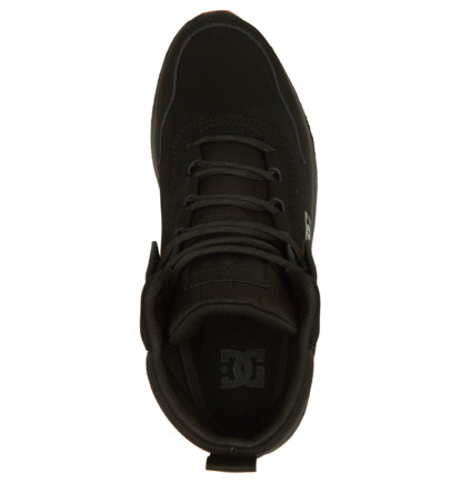 Black / Black / Black Men DC Shoes Mutiny Water Resistant Leather Winter Boots | DC-4589073