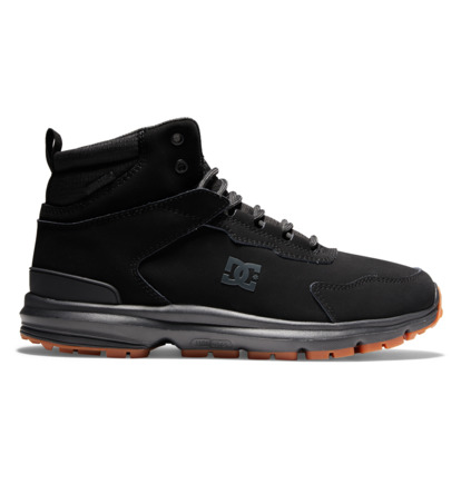 Black / Black / Black Men DC Shoes Mutiny Water Resistant Leather Winter Boots | DC-4589073