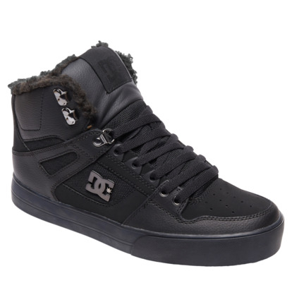 Black / Black / Black Men DC Shoes Pure High WNT Winter Boots | DC-6154982