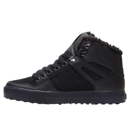 Black / Black / Black Men DC Shoes Pure High WNT Winter Boots | DC-6154982