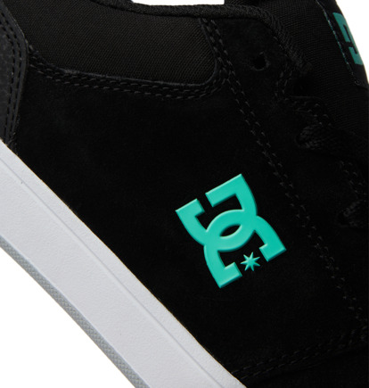 Black / Black / Green Men DC Shoes Crisis 2 Skate Shoes | DC-1879563