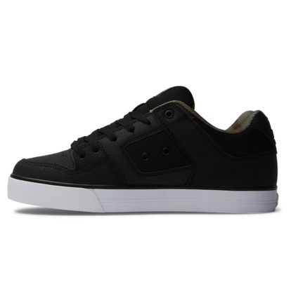 Black / Black / Green Men DC Shoes Pure Sneakers | DC-2157643