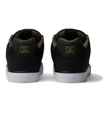 Black / Black / Green Men DC Shoes Pure Sneakers | DC-2157643