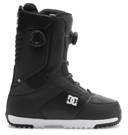 Black / Black / White Men DC Shoes Control BOA® Snowboard Boots | DC-4206358