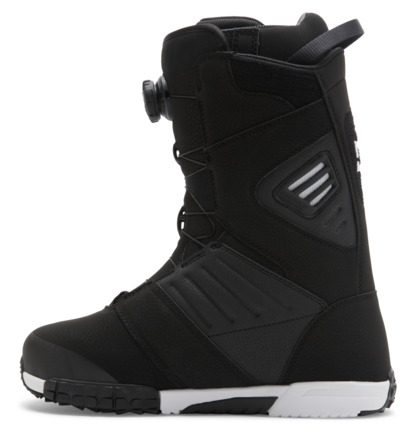 Black / Black / White Men DC Shoes Judge BOA® Snowboard Boots | DC-5816329