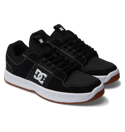 Black / Black / White Men DC Shoes Lynx Zero Skate Shoes | DC-0461952