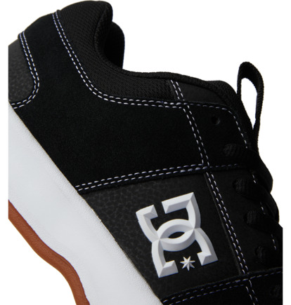 Black / Black / White Men DC Shoes Lynx Zero Skate Shoes | DC-0461952