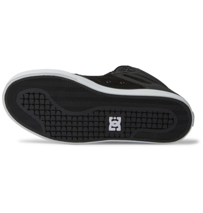 Black / Black / White Men DC Shoes Pure High-Top Sneakers | DC-0354918