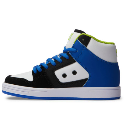 Black / Blue / Green Kids' DC Shoes Manteca 4 Hi Skate Shoes | DC-6329418