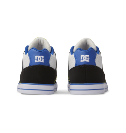 Black / Blue / Green Kids' DC Shoes Pure Mid-Top Skate Shoes | DC-9421867