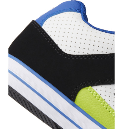 Black / Blue / Green Kids' DC Shoes Pure Mid-Top Skate Shoes | DC-9421867