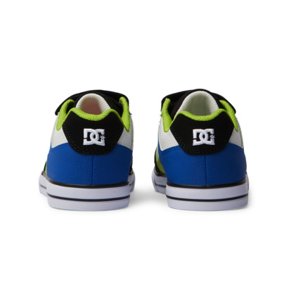 Black / Blue / Green Kids' DC Shoes Pure V Skate Shoes | DC-6908517