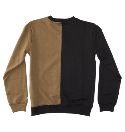 Black / Brown Kids' DC Shoes Baseline Sweatshirts | DC-9718306