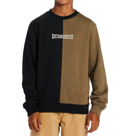 Black / Brown Kids' DC Shoes Baseline Sweatshirts | DC-9718306