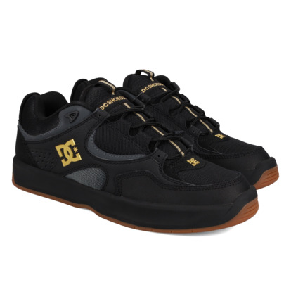 Black / Gold Men DC Shoes Kalynx Zero Skate Shoes | DC-4850319