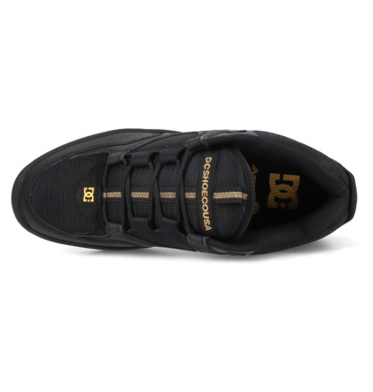 Black / Gold Men DC Shoes Kalynx Zero Skate Shoes | DC-4850319