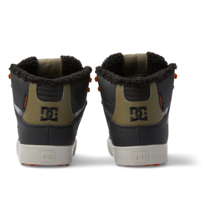 Black / Green Men DC Shoes Pure High WNT Winter Boots | DC-7863945