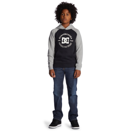 Black / Grey Kids' DC Shoes DC Star Pilot Hoodie | DC-3064815