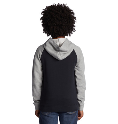 Black / Grey Kids' DC Shoes DC Star Pilot Hoodie | DC-3064815