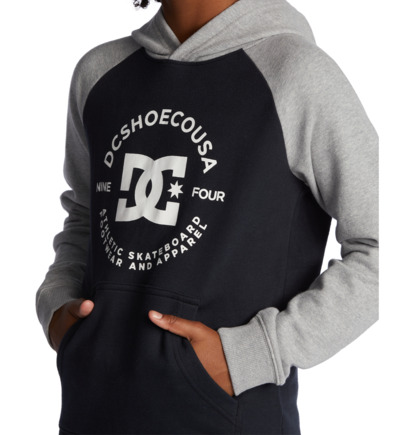 Black / Grey Kids' DC Shoes DC Star Pilot Hoodie | DC-3064815