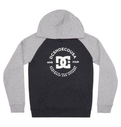 Black / Grey Kids\' DC Shoes DC Star Pilot Hoodie | DC-3064815