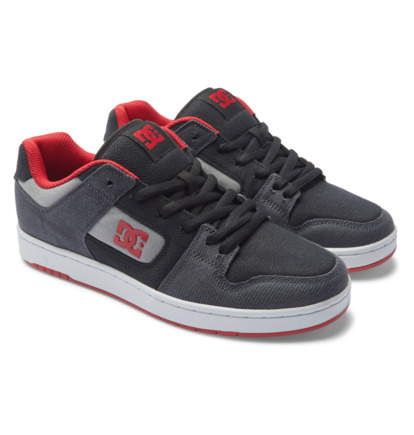 Black / Grey / Red Men DC Shoes Manteca Zero Waste Recycled Sneakers | DC-9263018