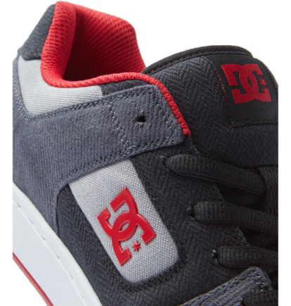 Black / Grey / Red Men DC Shoes Manteca Zero Waste Recycled Sneakers | DC-9263018