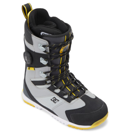 Black / Grey / Yellow Men DC Shoes Premier Hybrid BOA® Snowboard Boots | DC-2610879