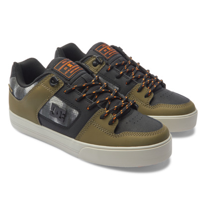 Black / Olive Men DC Shoes Pure WNT Winterised Skate Shoes | DC-5936748