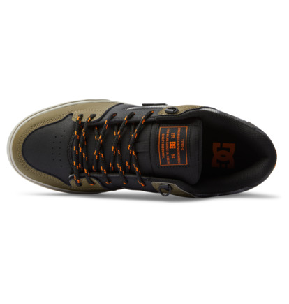 Black / Olive Men DC Shoes Pure WNT Winterised Skate Shoes | DC-5936748