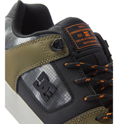 Black / Olive Men DC Shoes Pure WNT Winterised Skate Shoes | DC-5936748