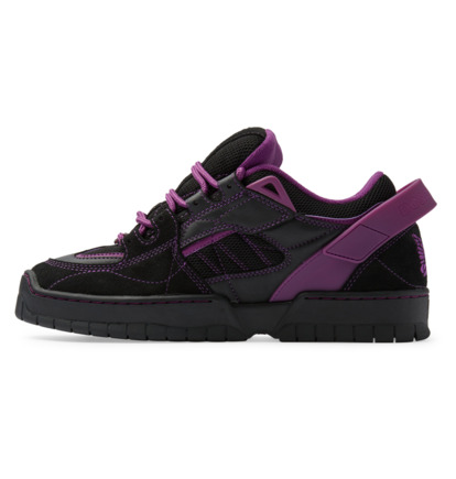 Black / Purple Men DC Shoes Spectre Needles Skate Shoes | DC-0485132