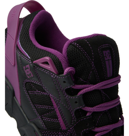 Black / Purple Men DC Shoes Spectre Needles Skate Shoes | DC-0485132