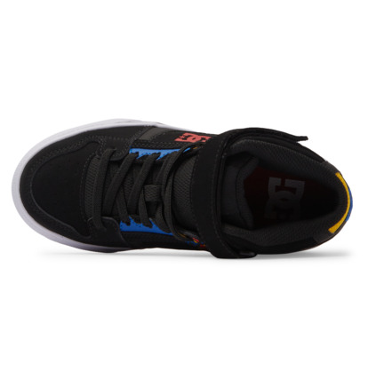 Black / Red Kids' DC Shoes Pure High-Top EV Skate Shoes | DC-3658247