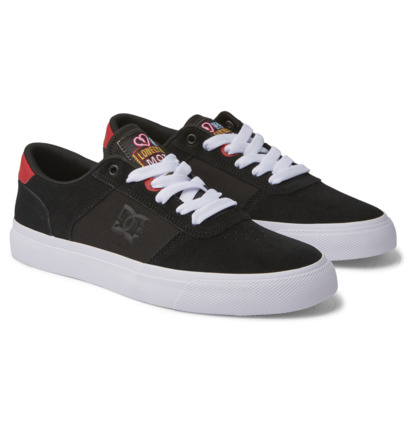 Black / Red Men DC Shoes Teknic Sneakers | DC-5293681