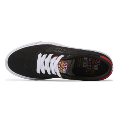 Black / Red Men DC Shoes Teknic Sneakers | DC-5293681