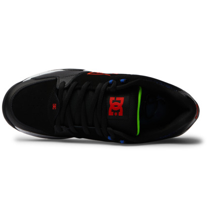 Black / Red / Blue Men DC Shoes Versatile Le Sneakers | DC-2584076