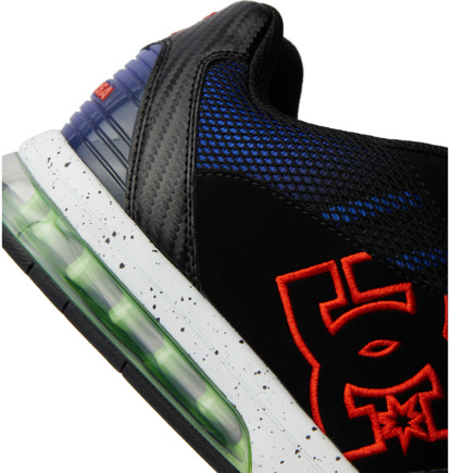 Black / Red / Blue Men DC Shoes Versatile Le Sneakers | DC-2584076