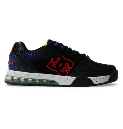 Black / Red / Blue Men DC Shoes Versatile Le Sneakers | DC-2584076