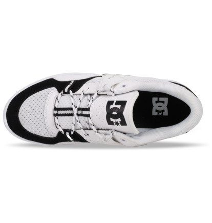 Black / White Men DC Shoes Construct Sneakers | DC-6853274