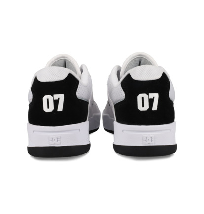 Black / White Men DC Shoes Construct Sneakers | DC-6853274