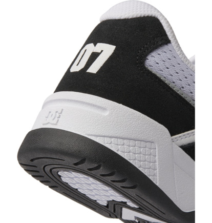 Black / White Men DC Shoes Construct Sneakers | DC-6853274