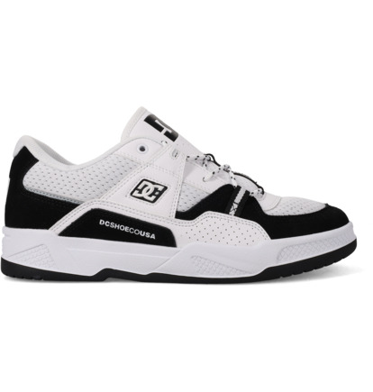 Black / White Men DC Shoes Construct Sneakers | DC-6853274